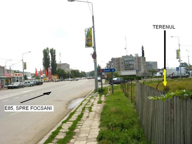 Pentru constructii mixte, Piata Adjud, Intersectie E85 cu DN 11A