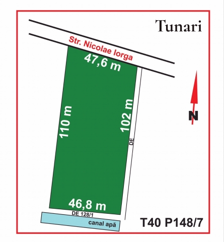 Pentru constructie case-vile, Tunari, Tunari
