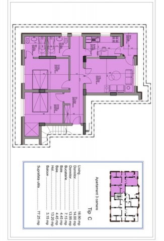 Apartament 3 camere, Militari Residence, Weiner Palada
